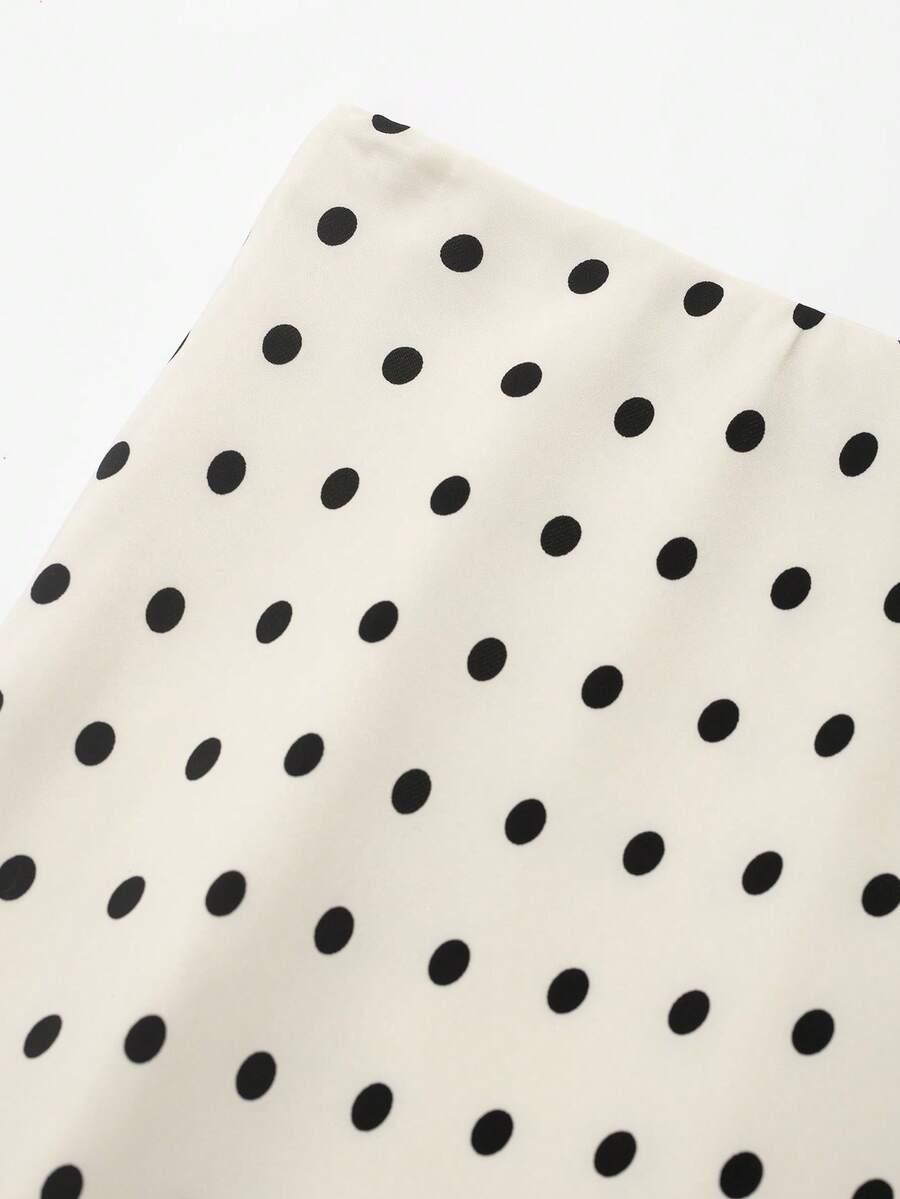SHEIN SPÓDNICA KORONKA GROSZKI S06__L