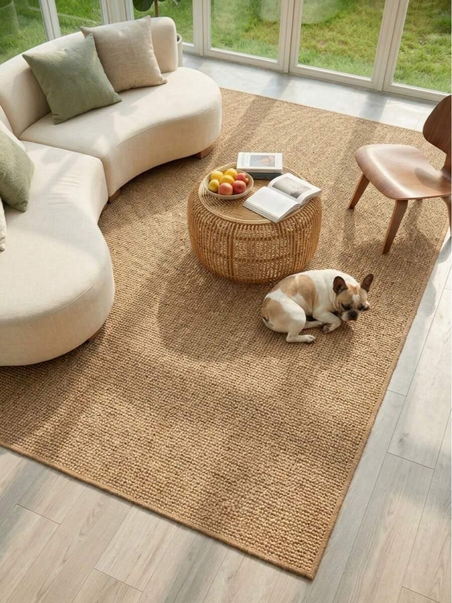 SHEIN BRĄZOWY DYWAN TEKSTURA S07__50X80