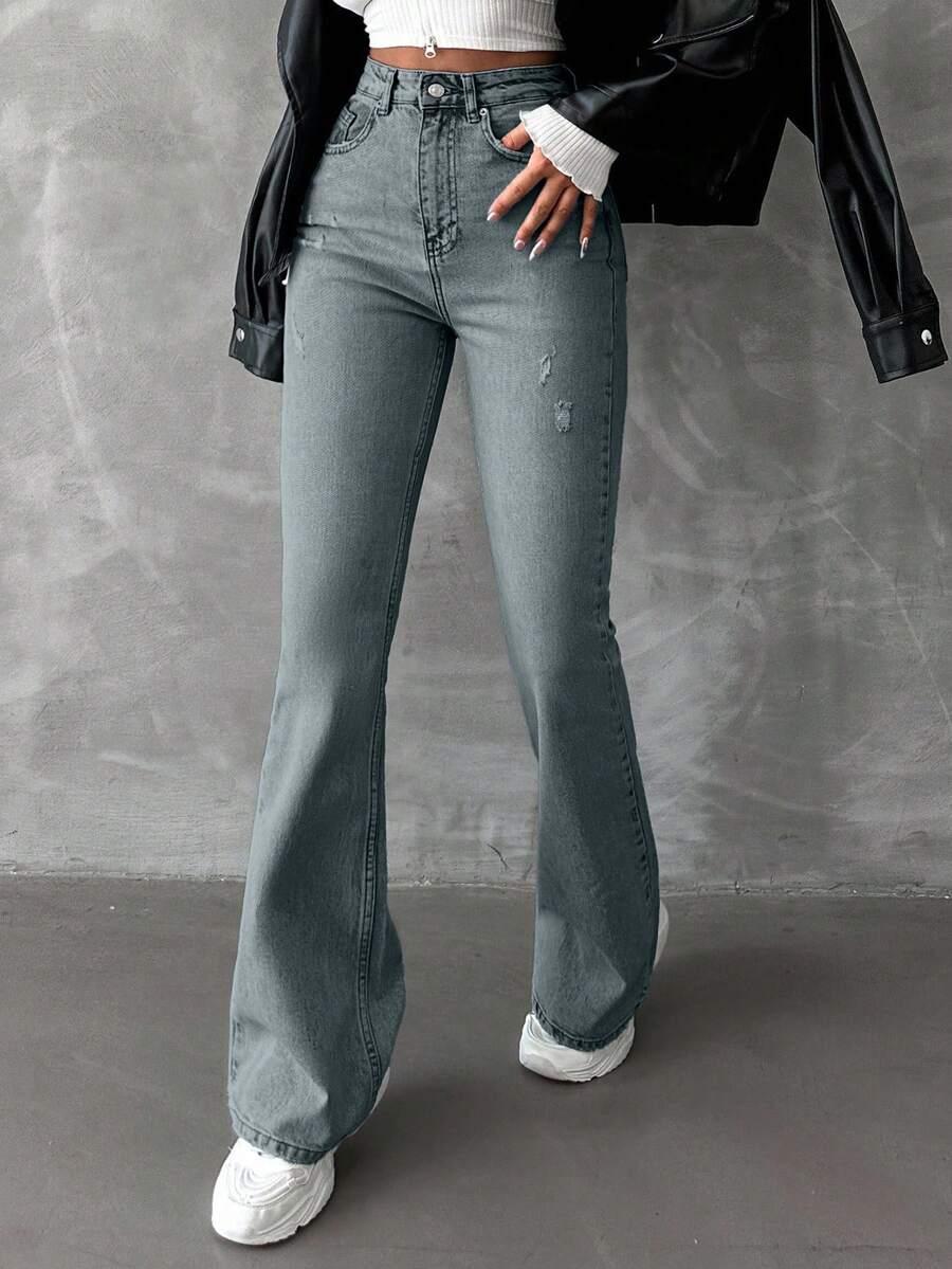 SHEIN NIEBIESKIE SPODNIE JEANS S06__M