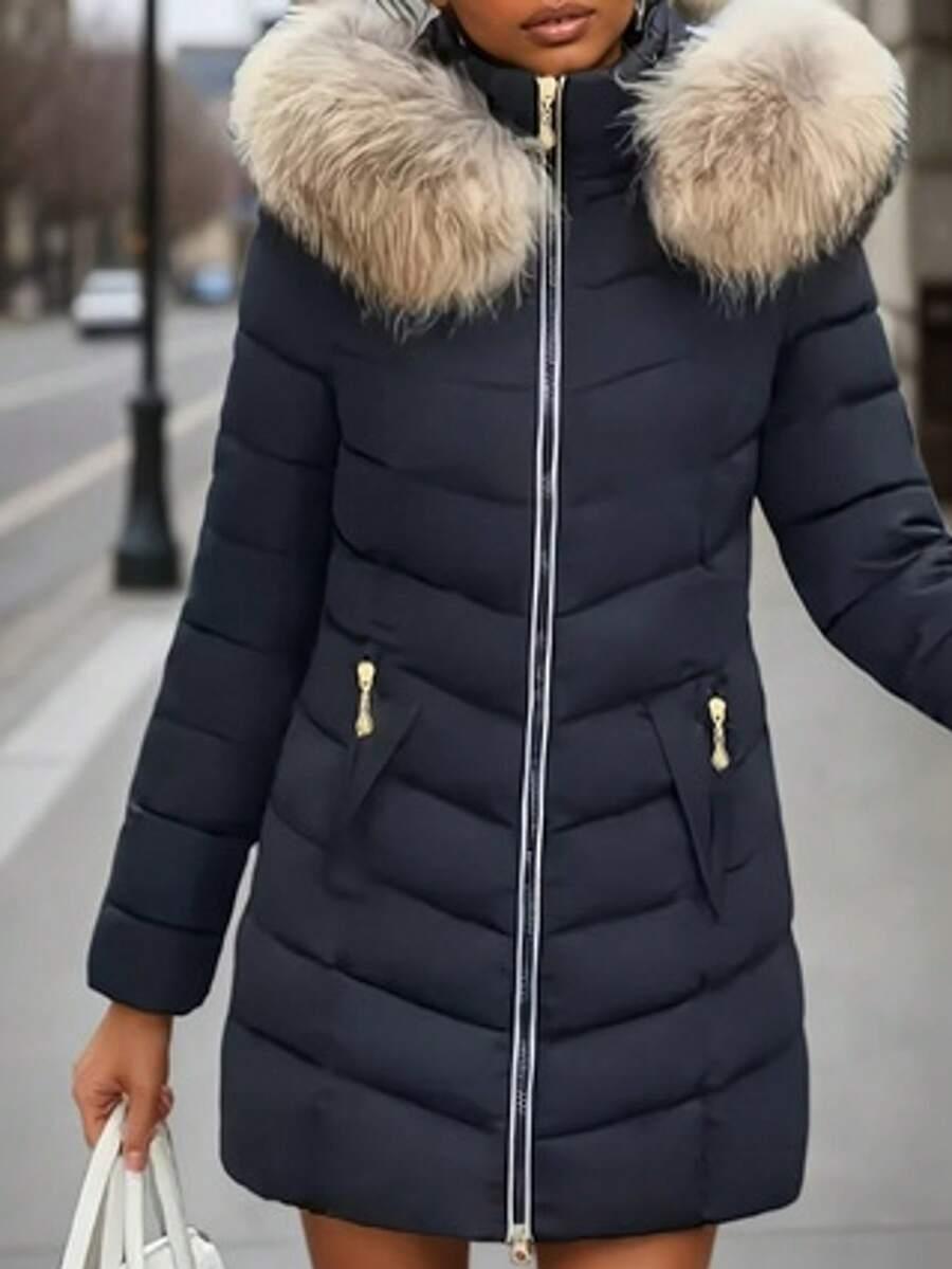 SHEIN CZARNA PIKOWANA KURTKA W01__XXL