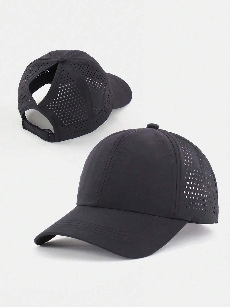 SHEIN CZARNA CZAPKA Z DASZKIEM S07__58
