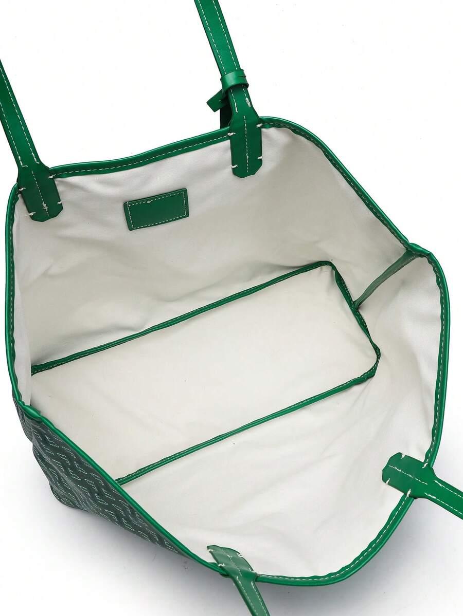 SHEIN ZIELONA TOREBKA KOSMETYCZKA KOMPLET S07__47X14X26
