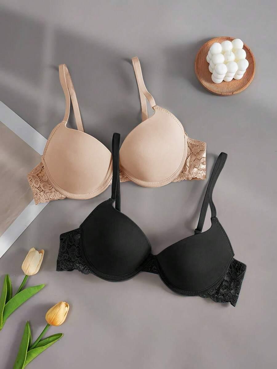 SHEIN BIUSTONOSZ KORONKA 2-PACK S06__85B