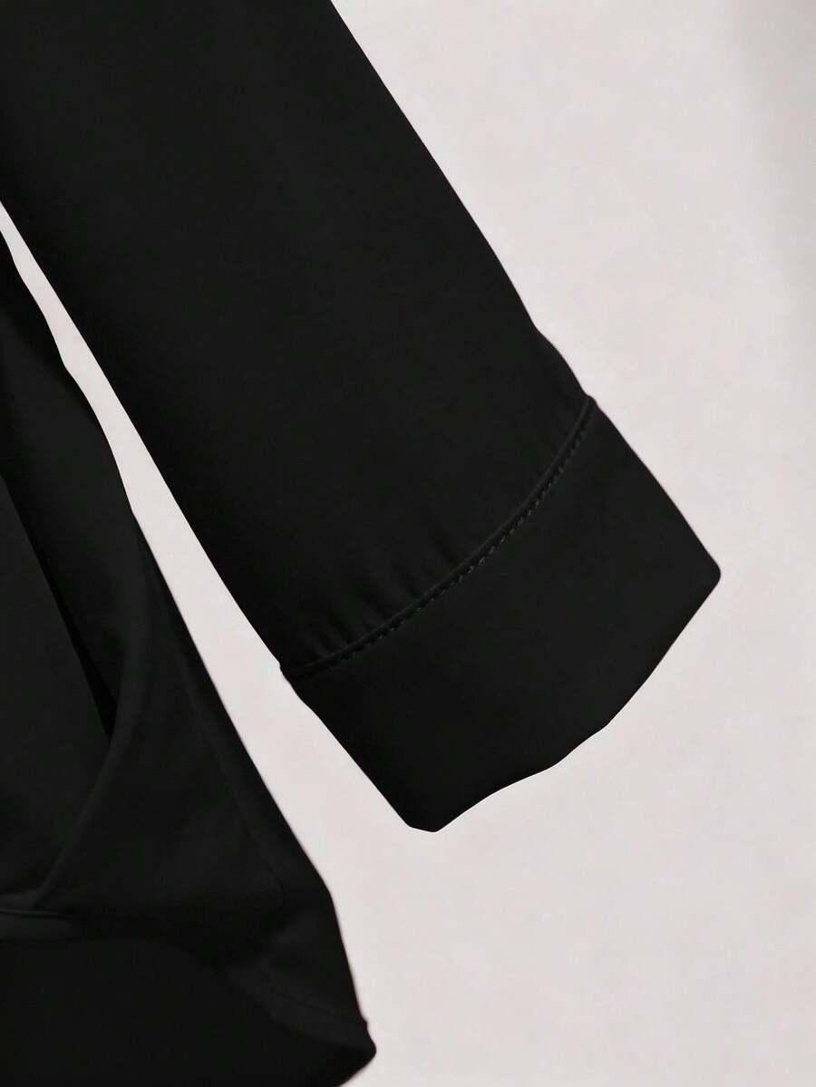 SHEIN ASYMETRYCZNA BLUZKA RĘKAW 3/4 PK01__M