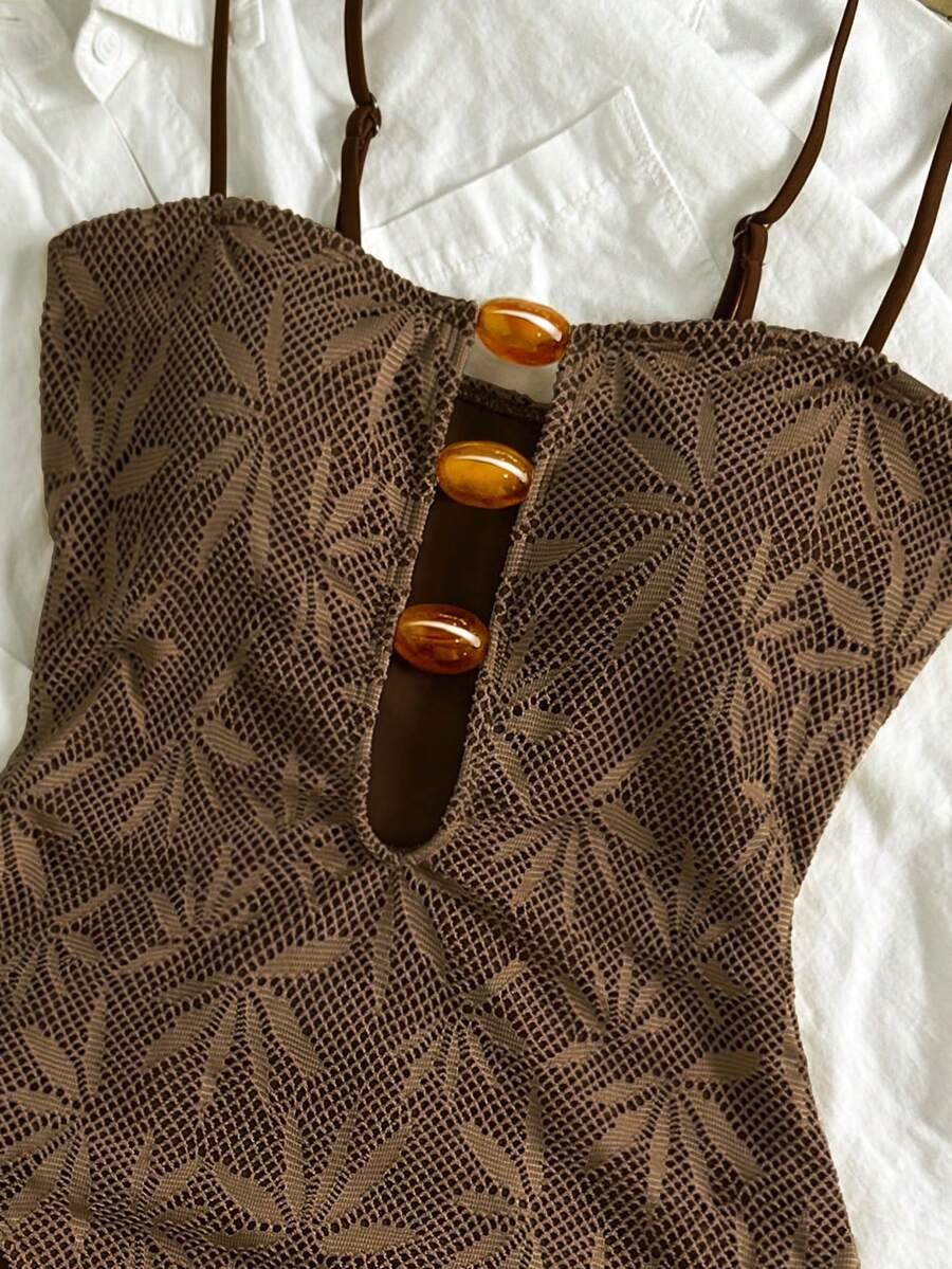 SHEIN JEDNOCZĘŚCIOWY STRÓJ KĄPIELOWY S09__XL