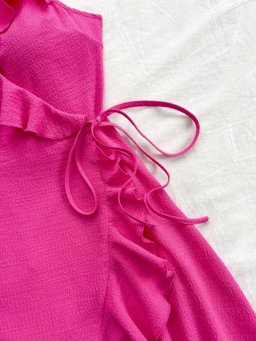 SHEIN RÓŻOWA MINI SUKIENKA S06__L
