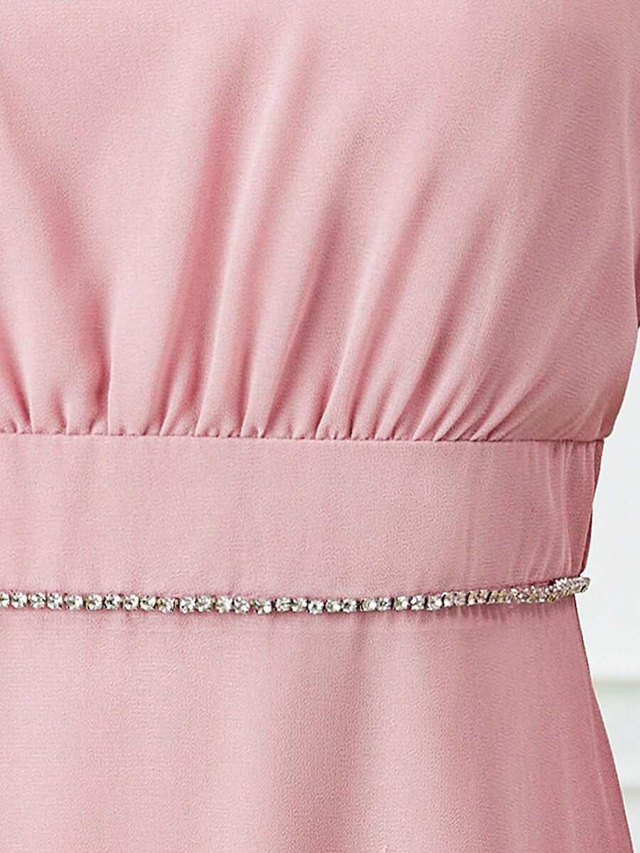 SHEIN RÓŻOWA MAXI SUKIENKA S06__162-166