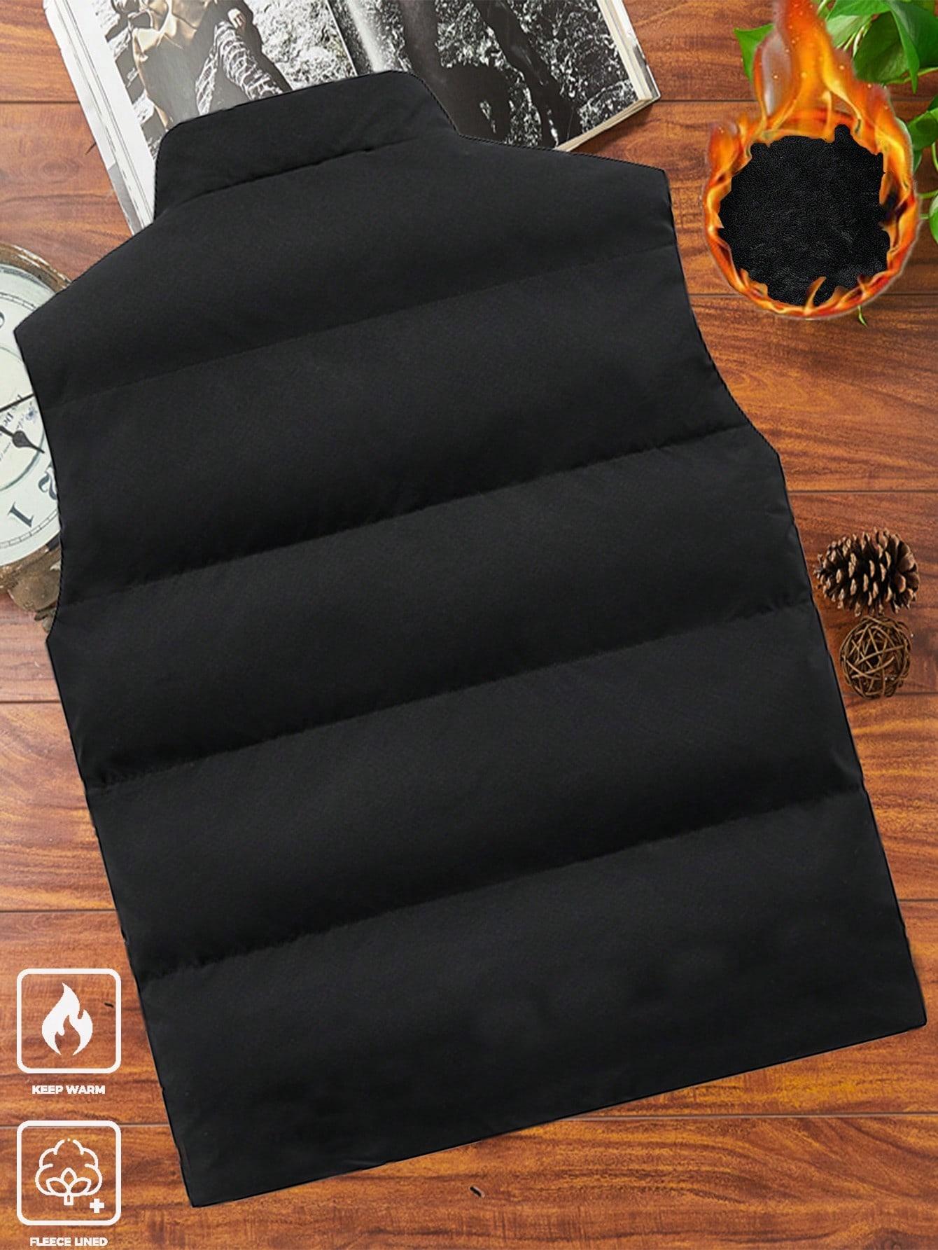 SHEIN CZARNA PIKOWANA KAMIZELKA W01__50