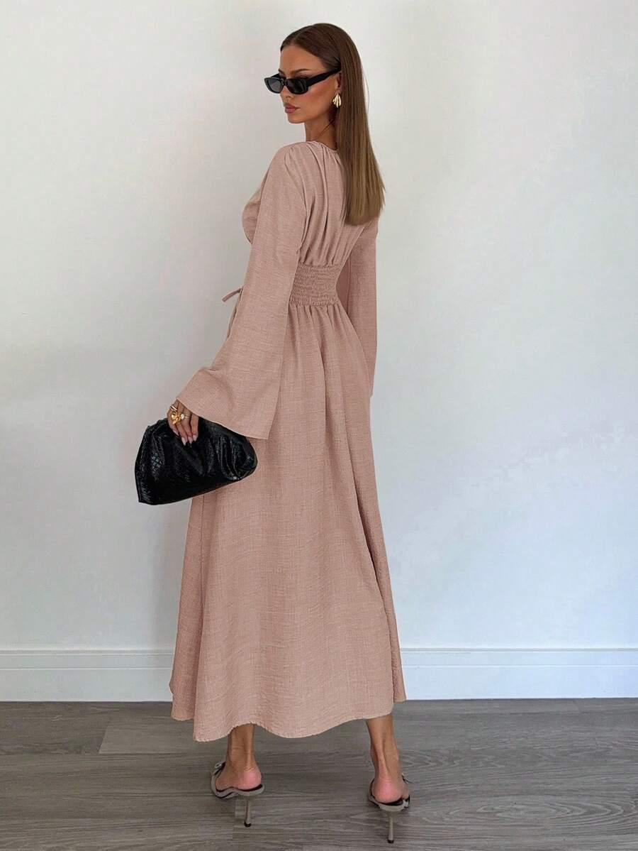 SHEIN RÓŻOWA MAXI SUKIENKA S09__M