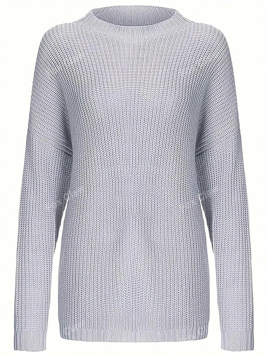 SHEIN SZARY SWETER PRĄŻKI S06__52