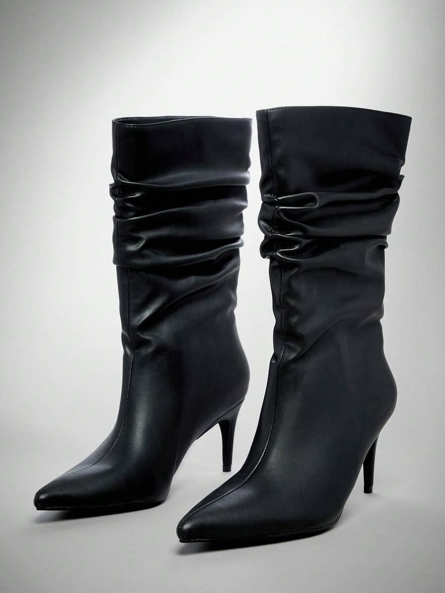 SHEIN CZARNE WSUWANE BOTKI W01__36