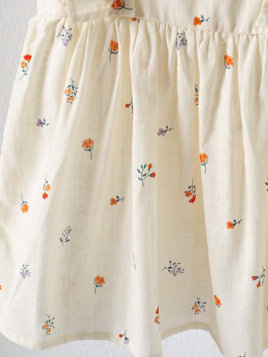 SHEIN SUKIENKA BEZ RĘKAWÓW WZÓR KWIATY S06__86-92