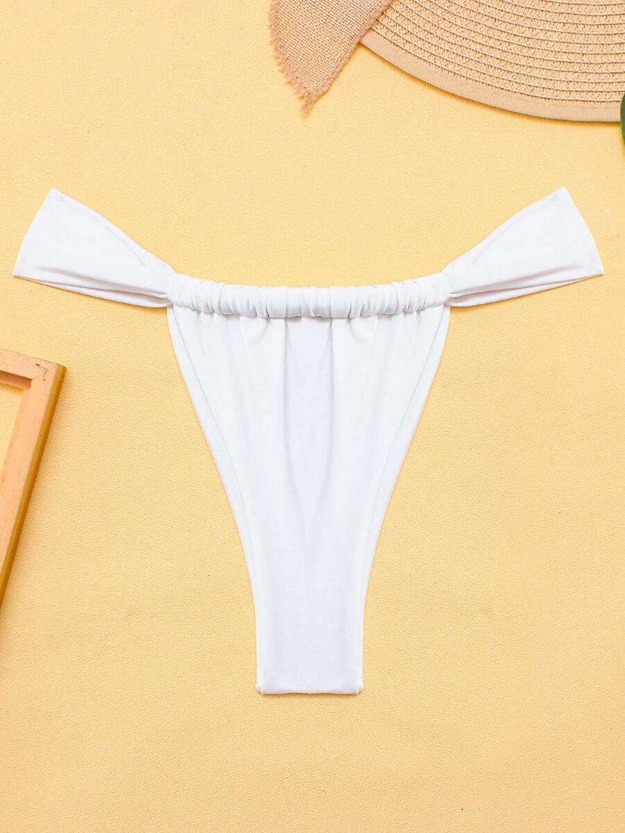 SHEIN BIAŁY DÓŁ OD BIKINI S09__S