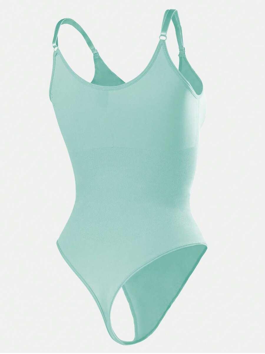 SHEIN NIEBIESKIE BODY NA RAMIĄCZKACH S09__M