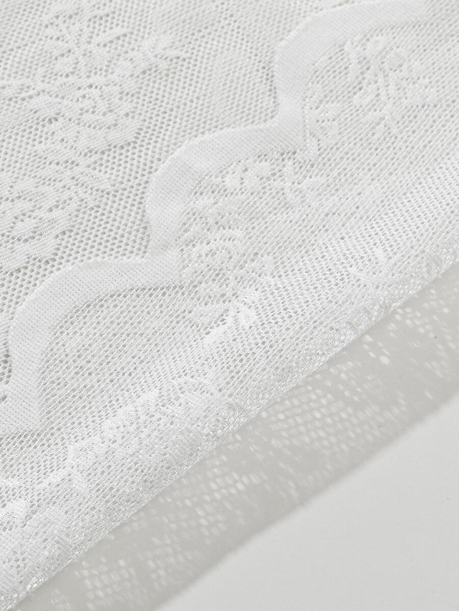 SHEIN BIAŁA ZASŁONKA KORONKA S07__71X60