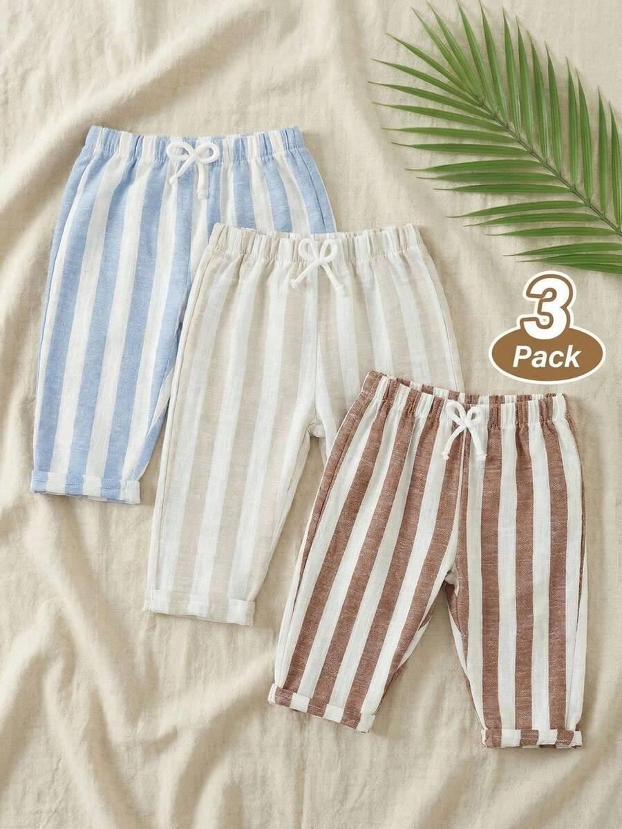 SHEIN SPODNIE WZÓR PASKI 2-PACK S09__80-86CM