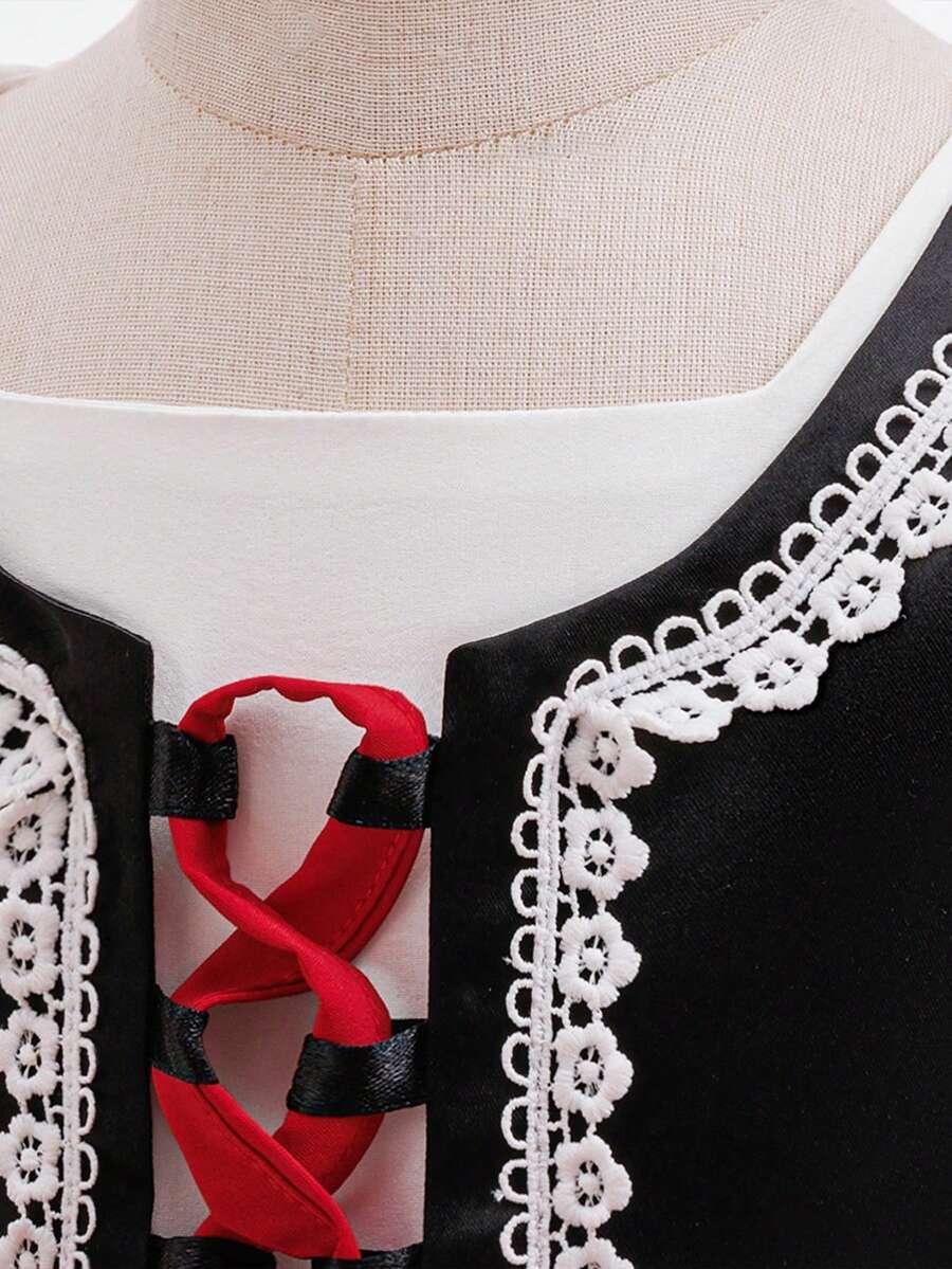 SHEIN SUKIENKA FALBANY KOSTIUM S07__80-86