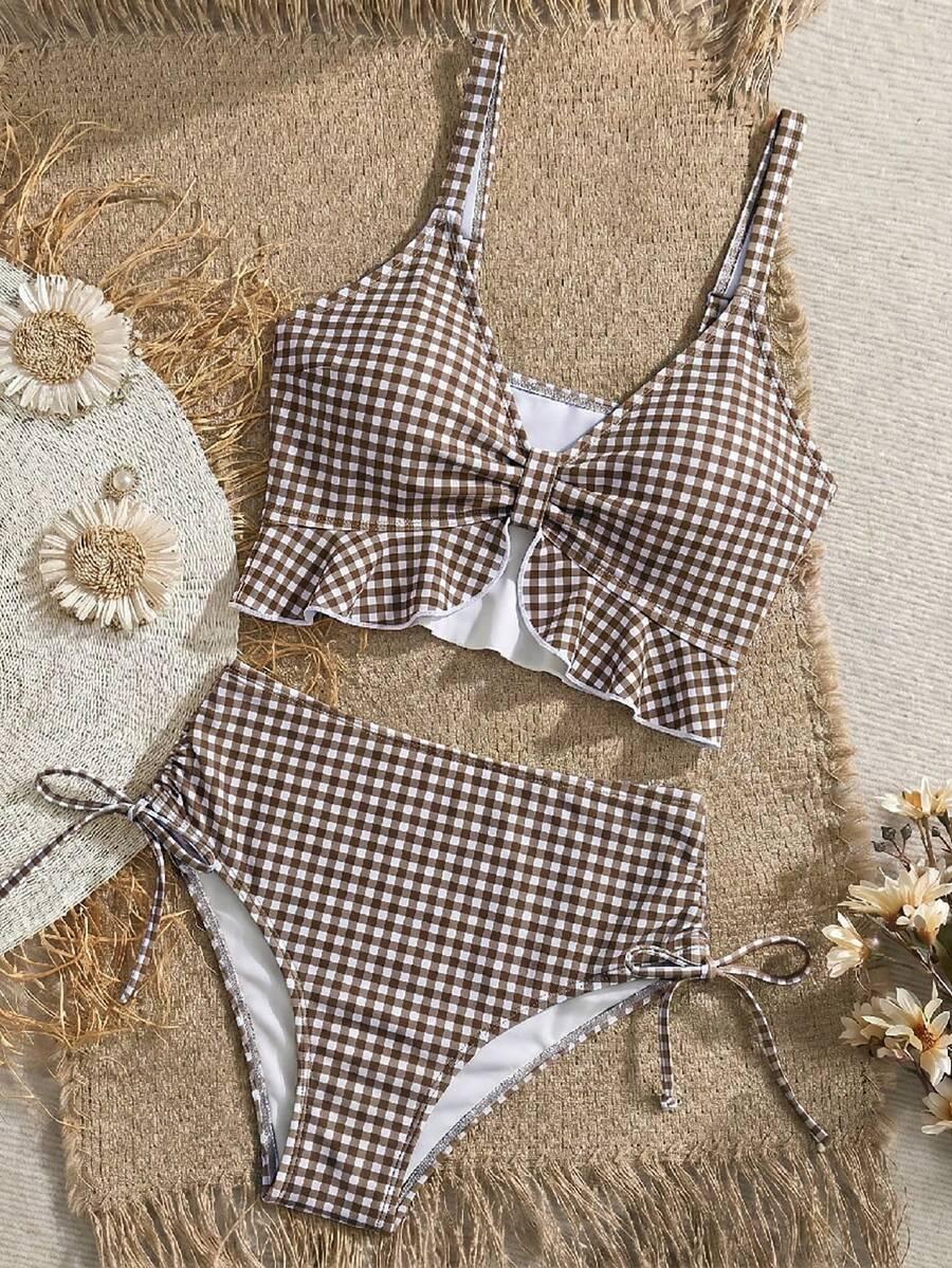 SHEIN DWUCZĘŚCIOWY STRÓJ KĄPIELOWY S09__M