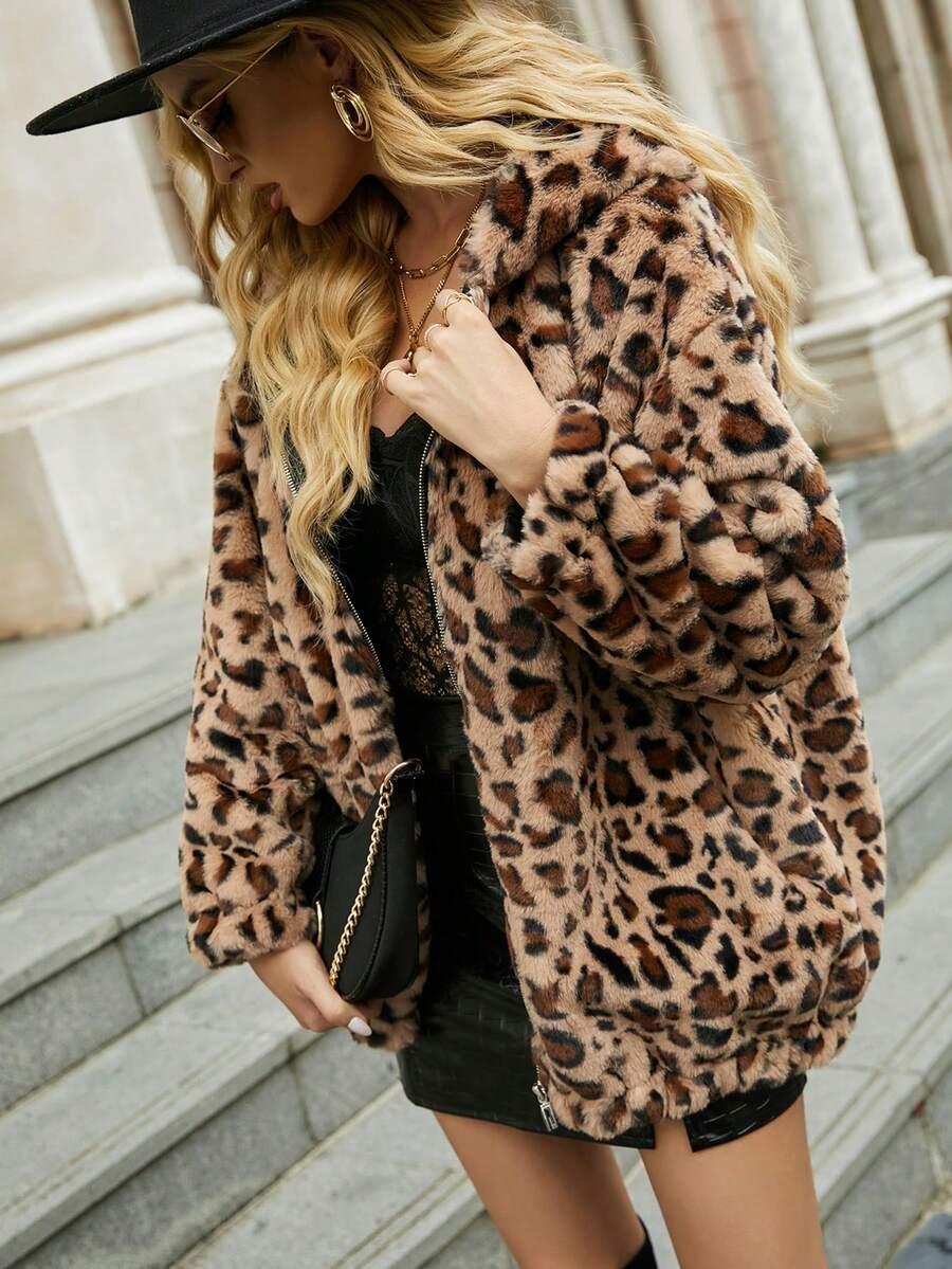 SHEIN KURTKA ANIMAL PRINT W01__L
