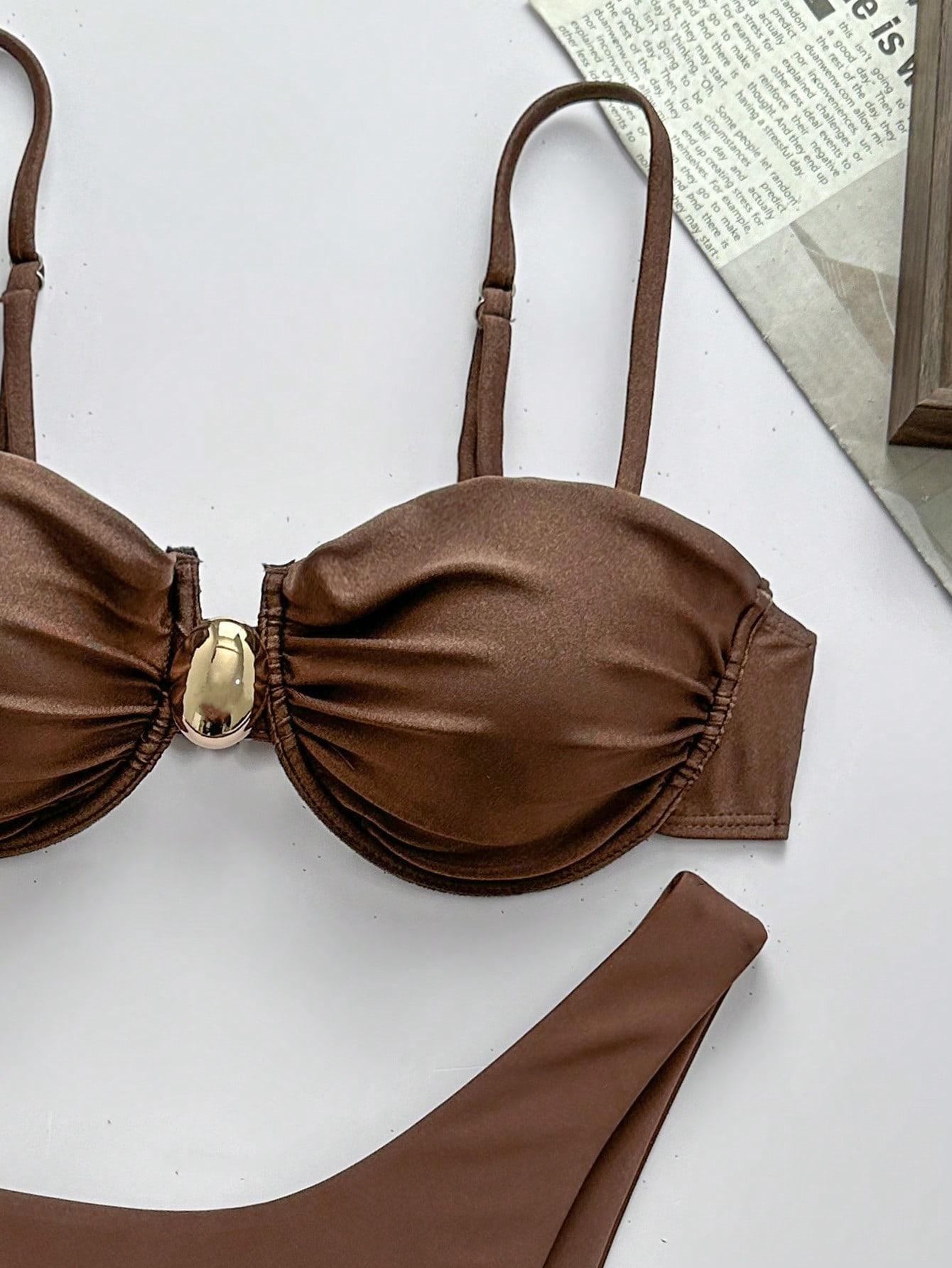 SHEIN DWUCZĘŚCIOWY STRÓJ KĄPIELOWY S09__M