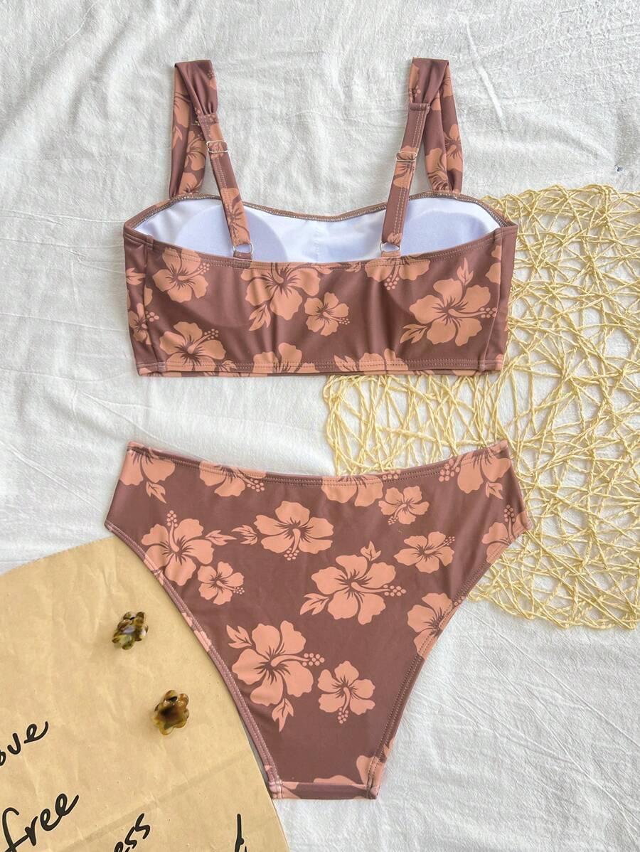 SHEIN DWUCZĘŚCIOWY STRÓJ KĄPIELOWY S09__M