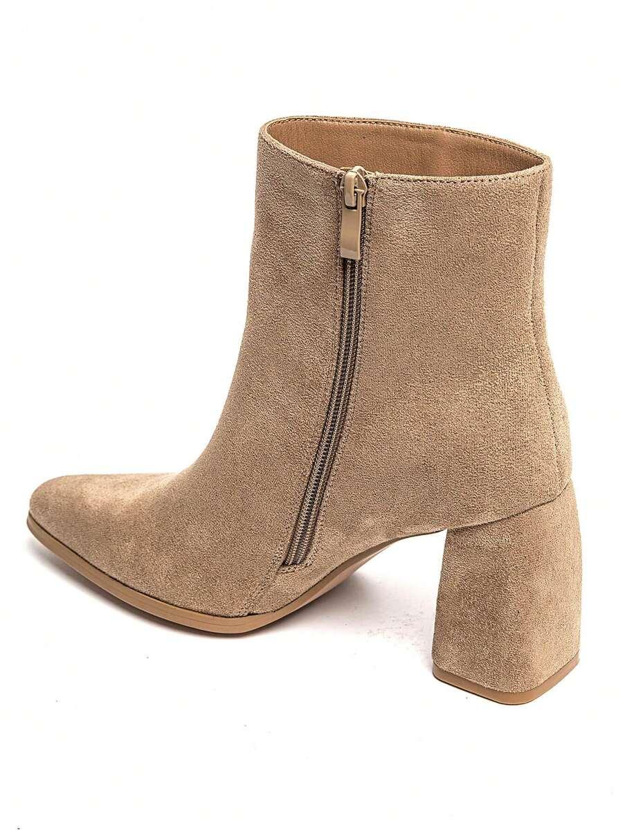SHEIN BEŻOWE BOTKI OBCAS W01__40