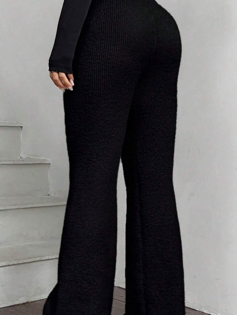 SHEIN CZARNE SPODNIE CASUAL S06__S