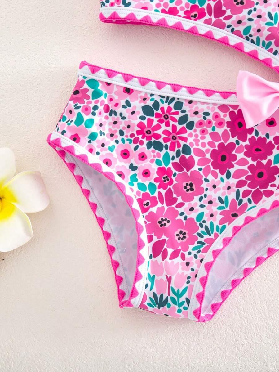 SHEIN JEDNOCZĘŚCIOWY STRÓJ KĄPIELOWY WZÓR S09__104-110