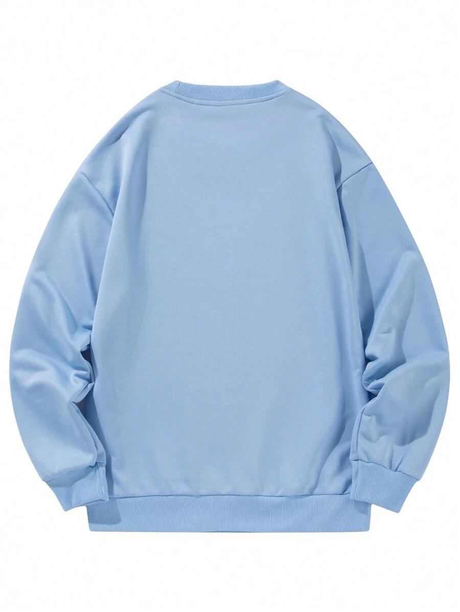 SHEIN NIEBIESKA BLUZA BASIC S06__L