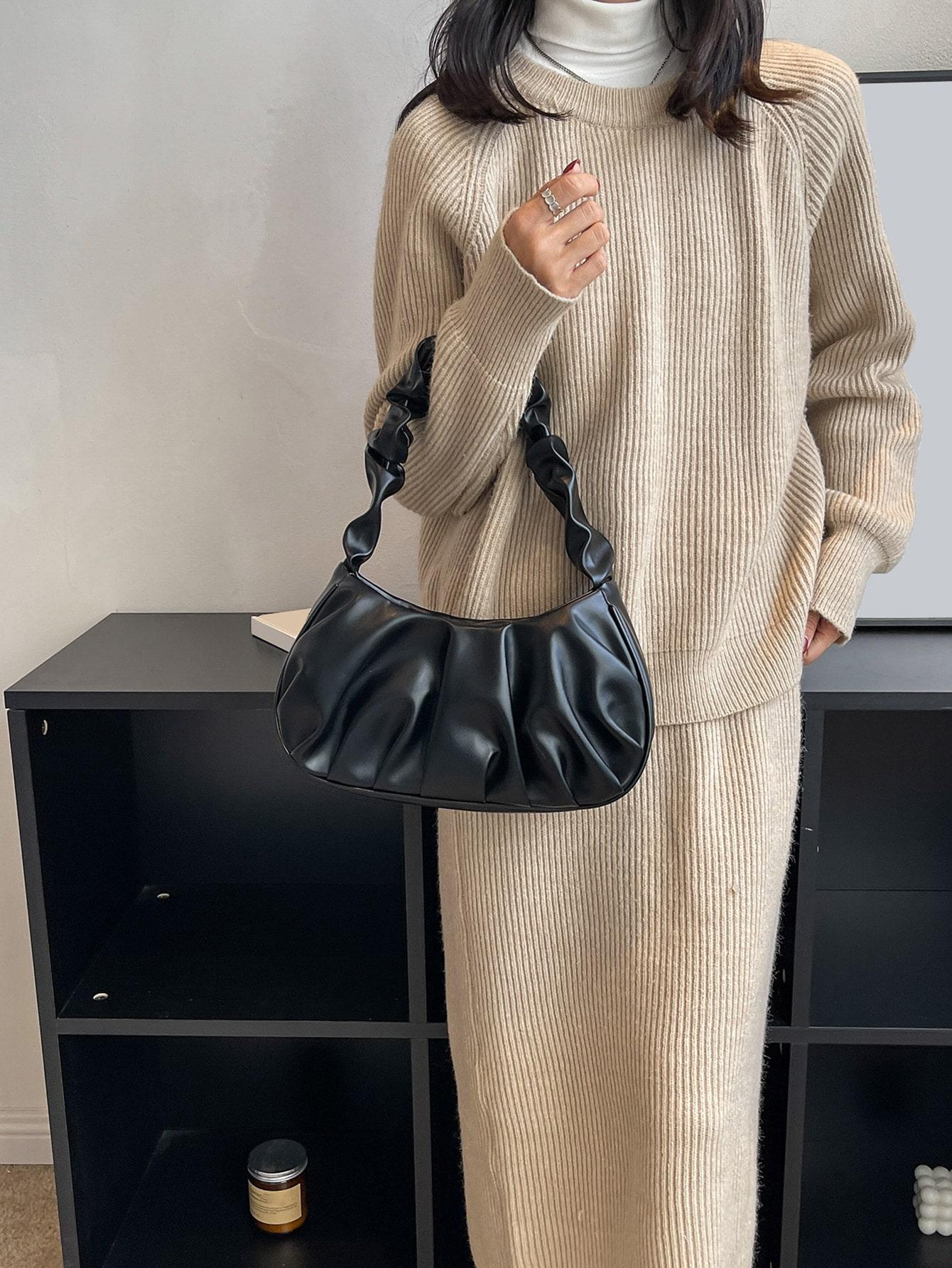 SHEIN CZARNA TOREBKA ZAMEK S07