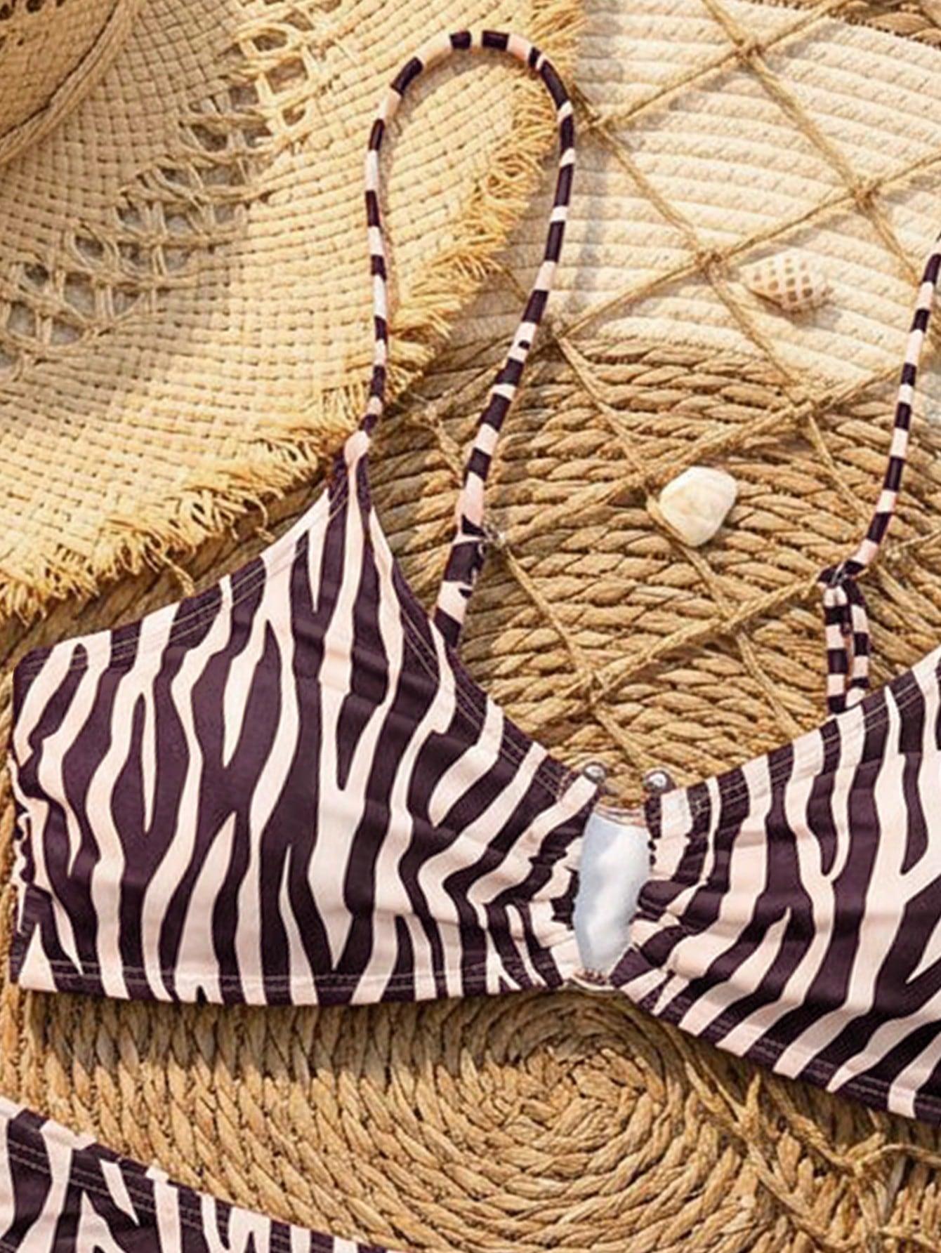 SHEIN DWUCZĘŚCIOWY STRÓJ KĄPIELOWY S09__S
