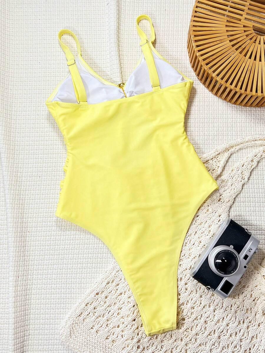 SWIM SXY ŻÓŁTY JEDNOCZĘŚCIOWY STRÓJ KĄPIELOWY S09__S