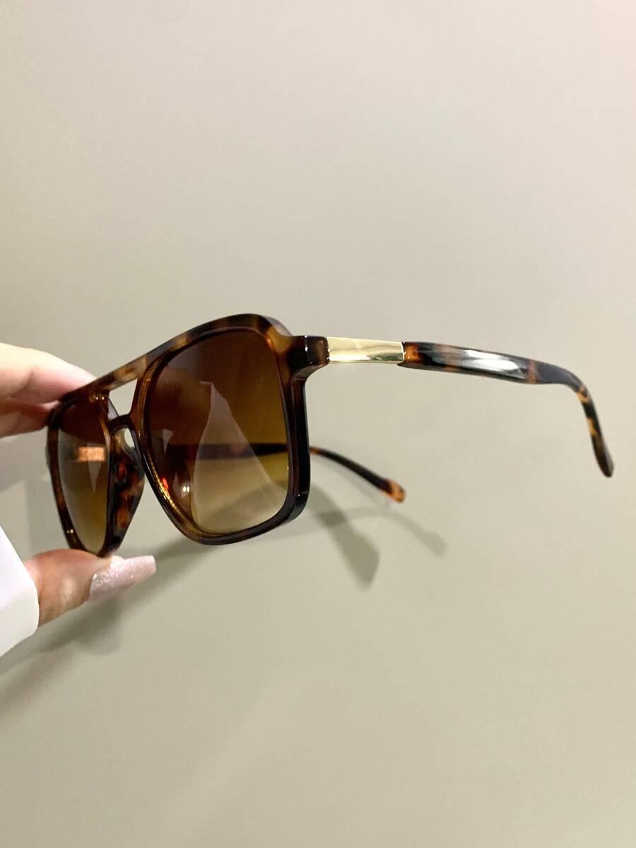 SHEIN OKULARY PRZECIWSŁONECZNE LEOPARD PRINT S07