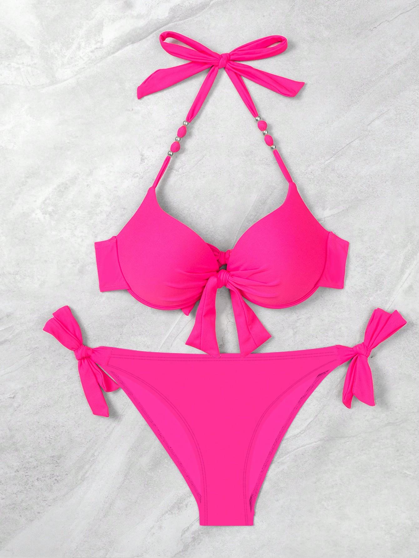 SHEIN DWUCZĘŚCIOWY STRÓJ KĄPIELOWY S09__XS