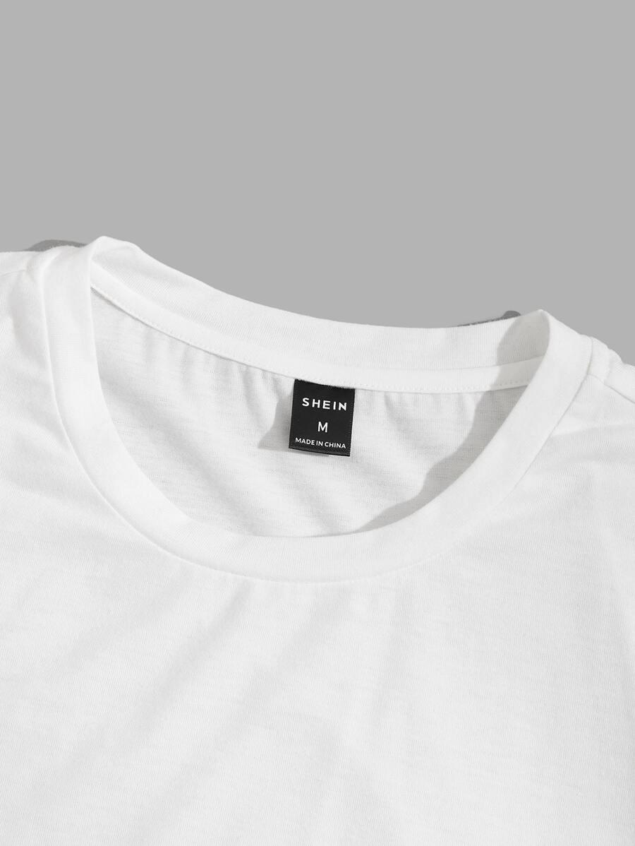 SHEIN GŁADKI T-SHIRT 3-PACK S06__S