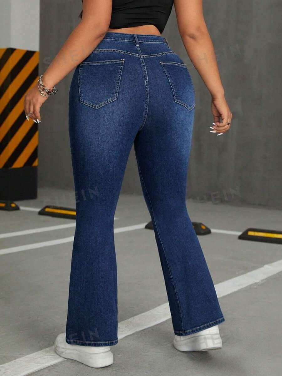 SHEIN NIEBIESKIE SPODNIE JEANS S06__XL