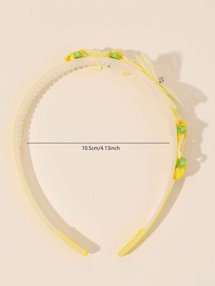 SHEIN ŻÓŁTA OPASKA DO WŁOSÓW S07