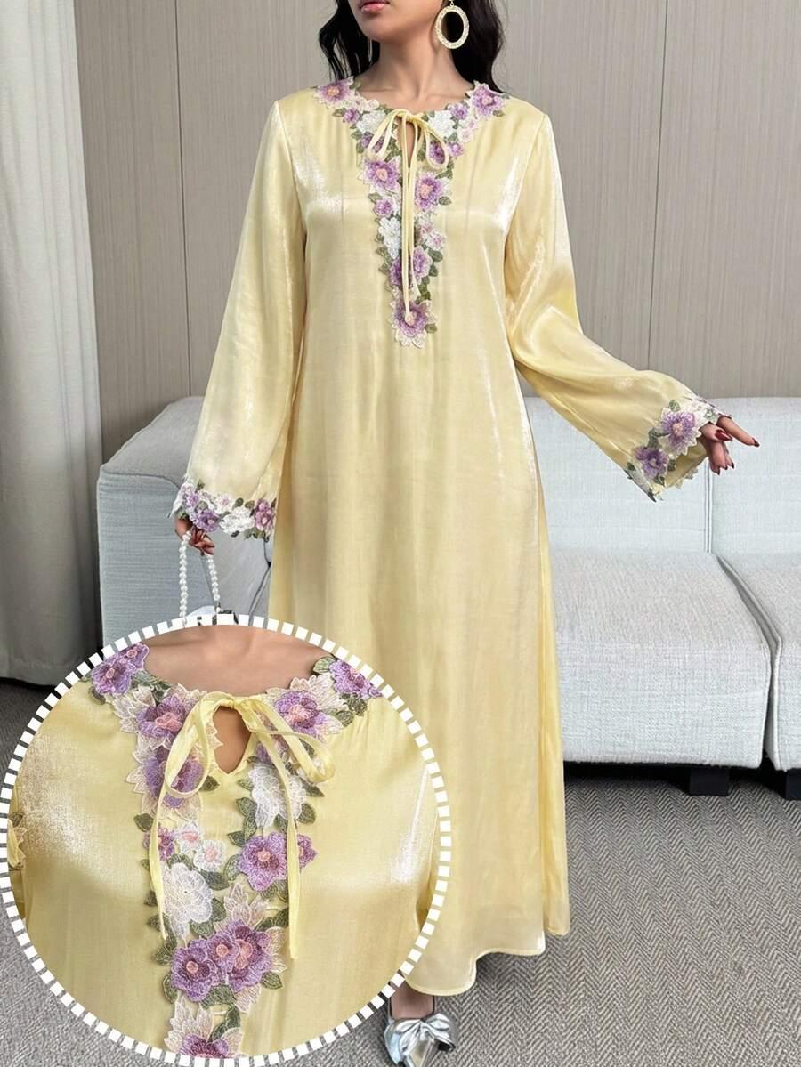 YASMYNA ŻÓŁTA MAXI SUKIENKA S06__M