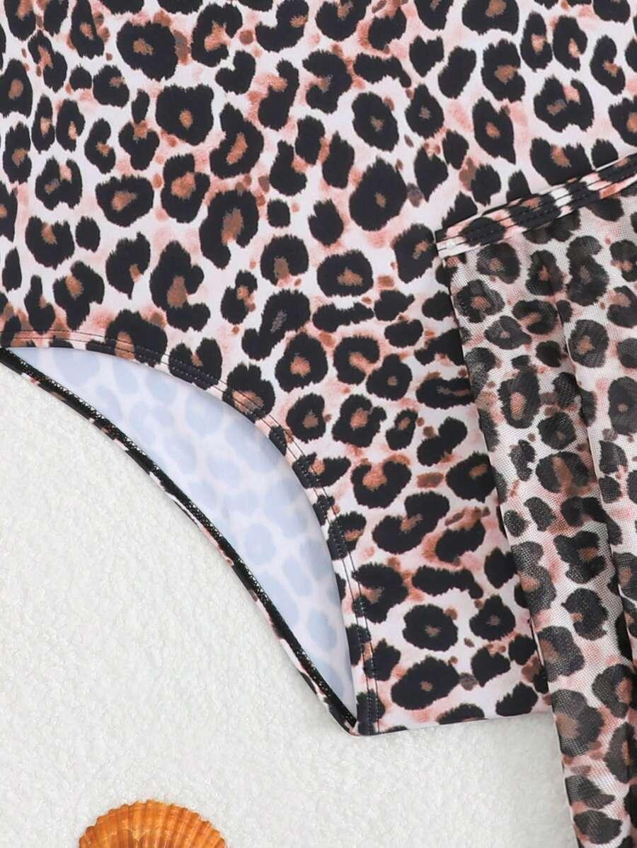 SHEIN JEDNOCZĘŚCIOWY STRÓJ KĄPIELOWY SPÓDNICA KOMPLET S09__146-152