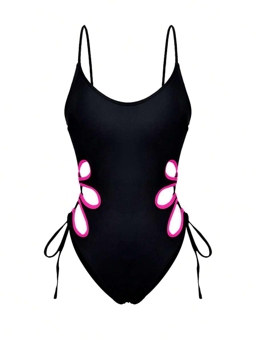 SHEIN JEDNOCZĘŚCIOWY STRÓJ KĄPIELOWY S09__XXL