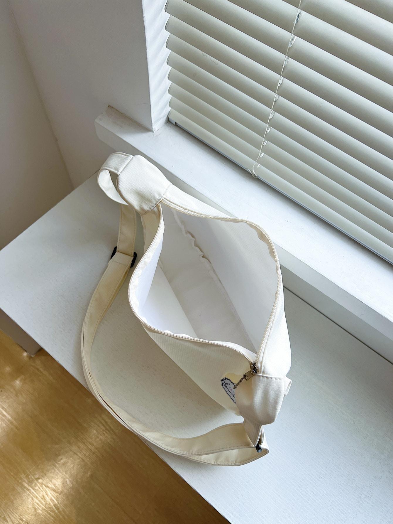 SHEIN BEŻOWA TOREBKA ZAMEK S07__20X35