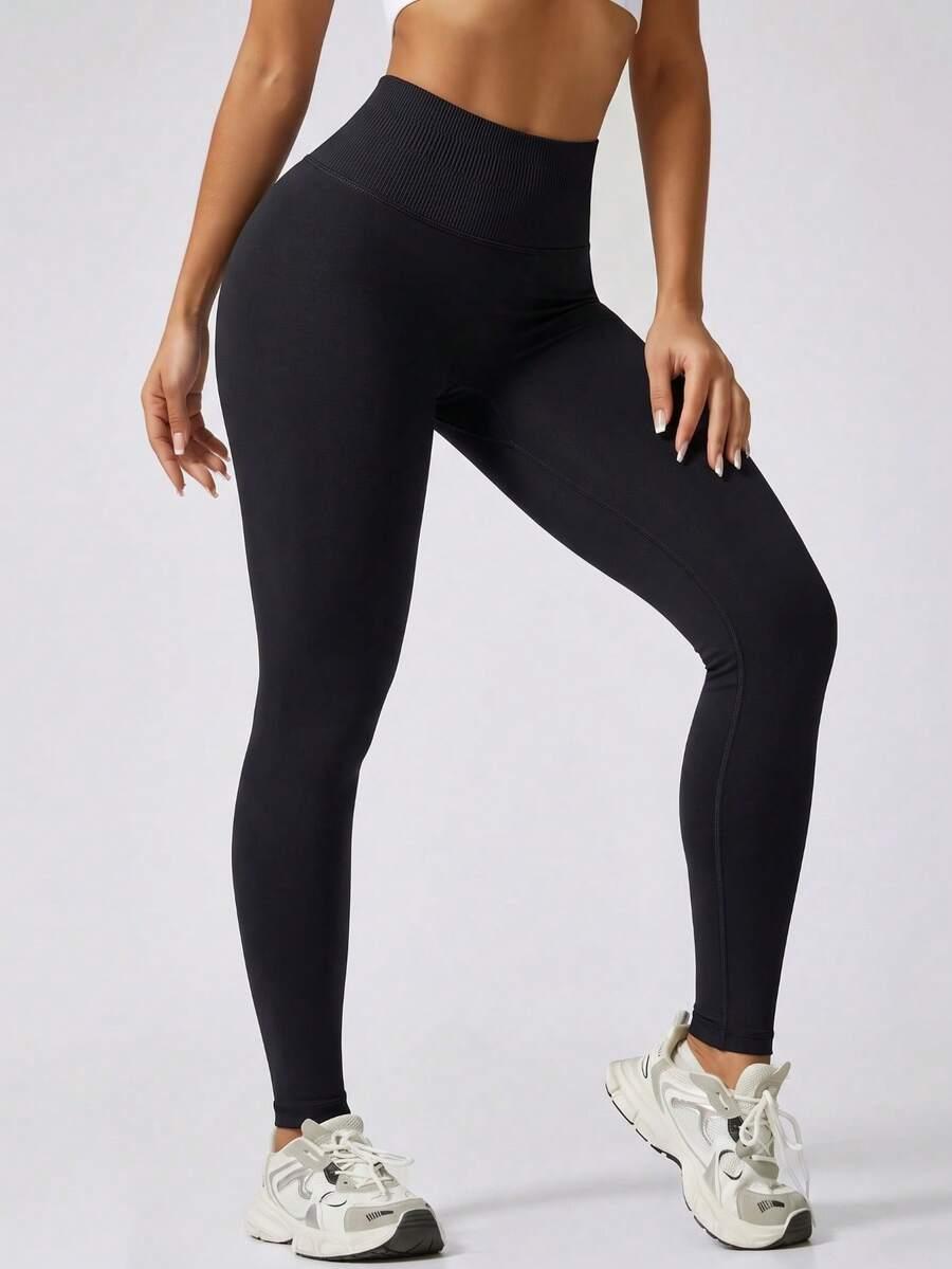 FWH CZARNE LEGGINSY WYSOKI STAN PK01__XL