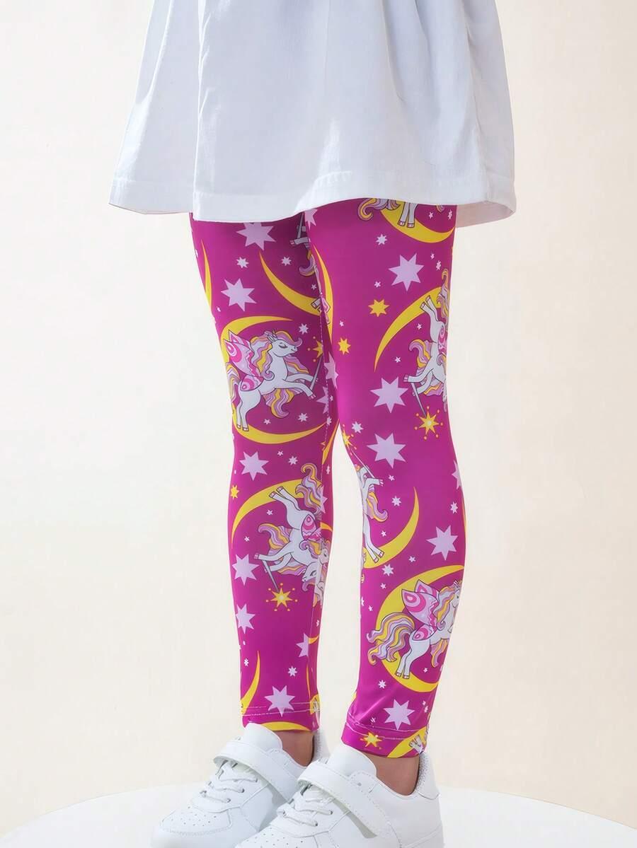 SHEIN KOMPLET LEGGINSY MIX WZORÓW 6-PACK S06__110