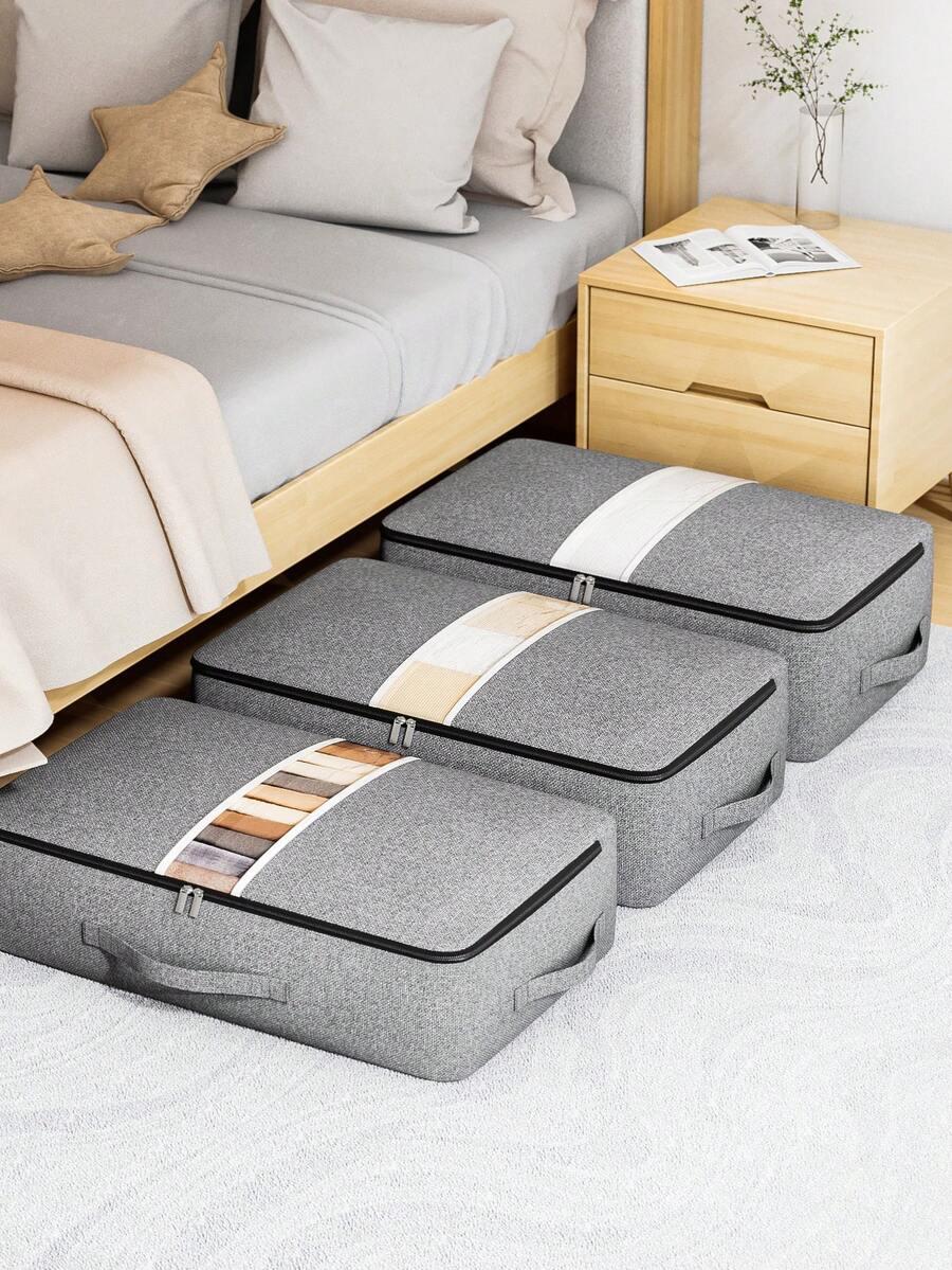 SHEIN SZARY ORGANIZER ZAMEK S07__50X40X15CM