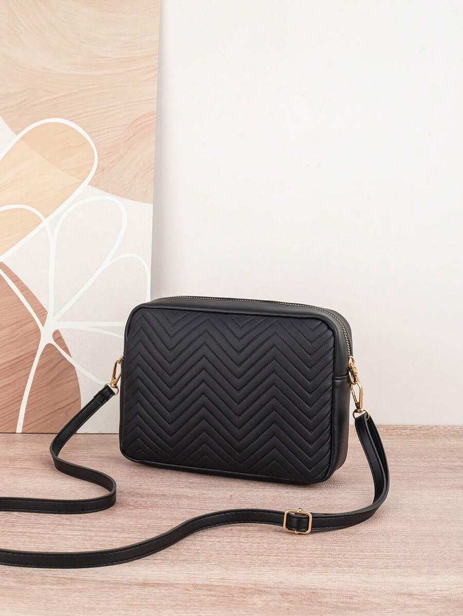 SHEIN CZARNA TOREBKA 16X24CM S07__16X24