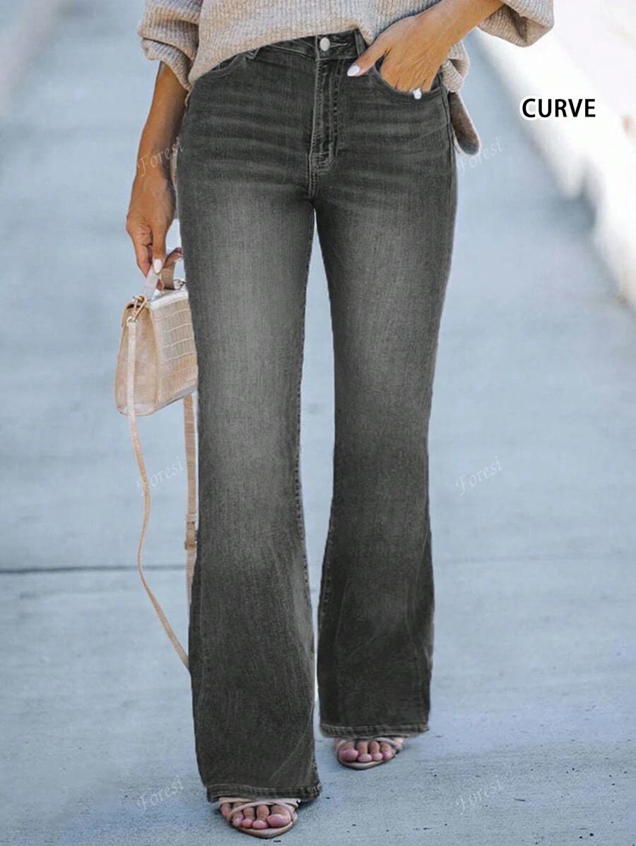 SHEIN CZARNE SPODNIE JEANS S06__48
