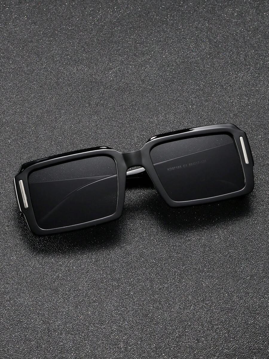 SHEIN PROSTOKĄTNE OKULARY PRZECIWSŁONECZNE S07