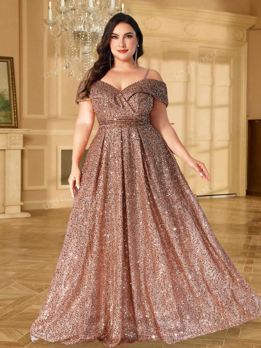 SHEIN MAXI SUKIENKA CEKINY S06__46
