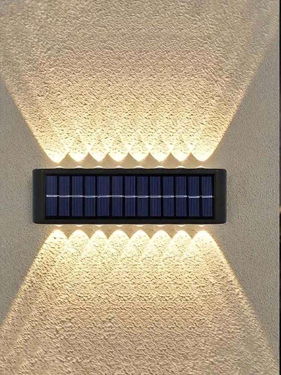 SHEIN SOLARNA LAMPA ŚCIENNA 2-PACK S07__15,5X5,5