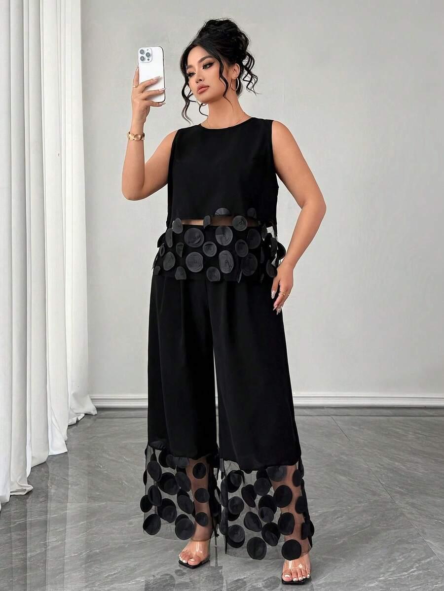SHEIN CZARNA BLUZKA BEZ RĘKAWÓW S06__46